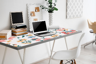 Tapis de bureau Fleurs colorées