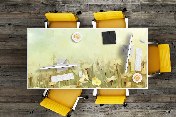 Tapis de bureau Fleurs de terrain