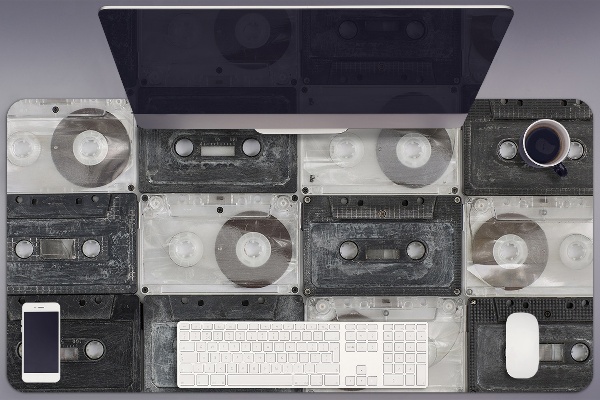 Tapis de bureau Vieille cassette