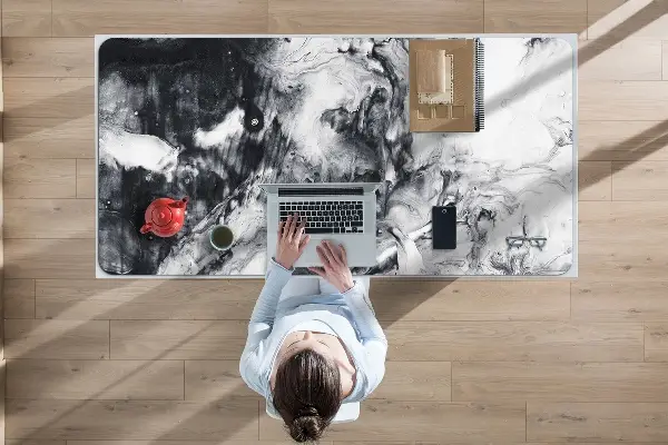 Sous main de bureau Taches peintes