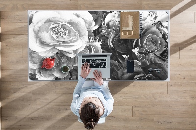 Sous main de bureau Roses rétro