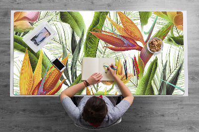 Sous-main bureau Plantes tropicales