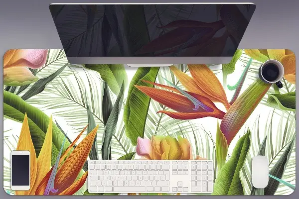 Sous-main bureau Plantes tropicales