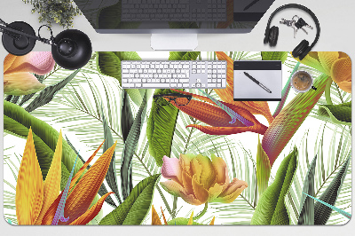 Sous-main bureau Plantes tropicales