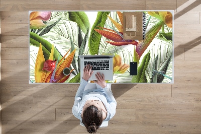 Sous-main bureau Plantes tropicales