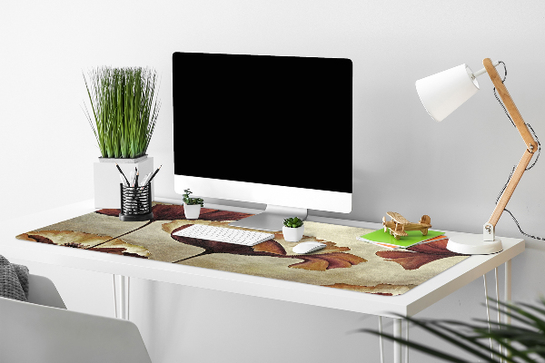 Sous-main bureau Grand pavot