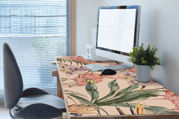 Sous main de bureau Flamants