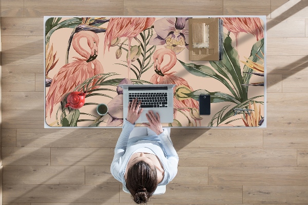 Sous main de bureau Flamants