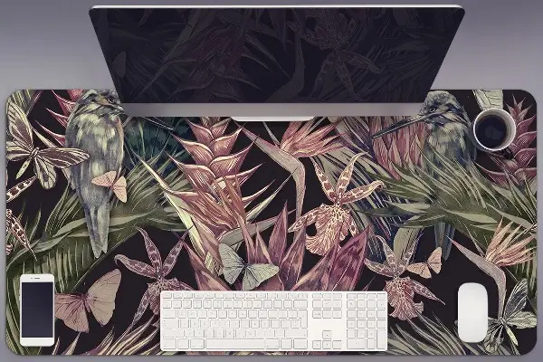 Sous-main bureau Koliber et papillons