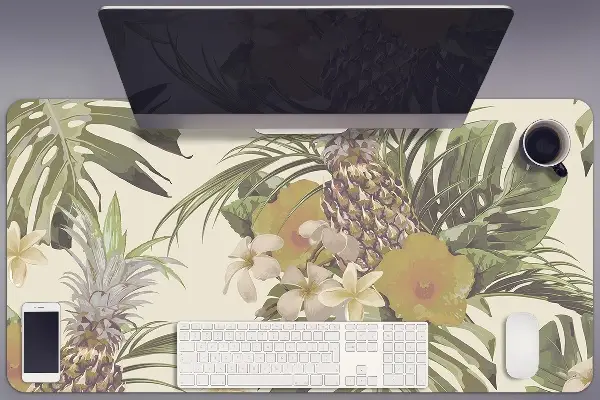 Sous main de bureau Ananas