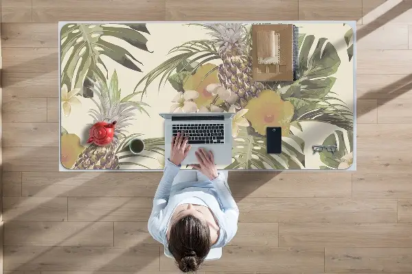 Sous main de bureau Ananas
