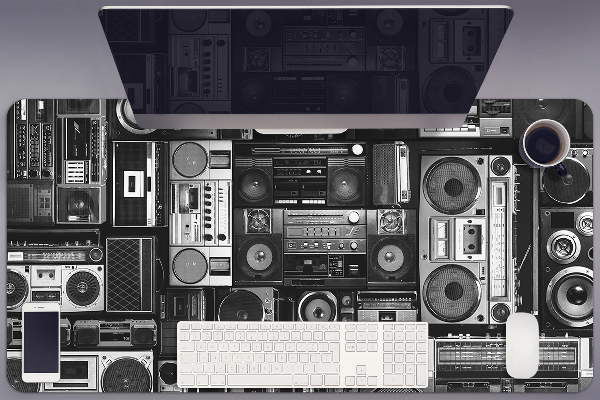 Sous-main bureau Old School Boombox