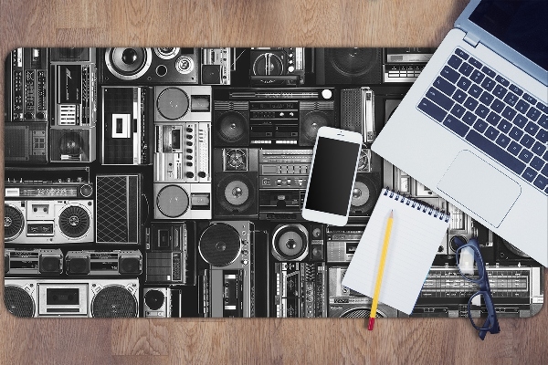 Sous-main bureau Old School Boombox