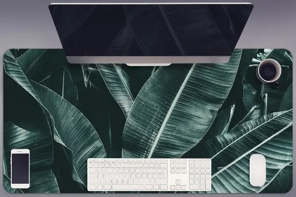 Protège bureau Feuilles exotiques