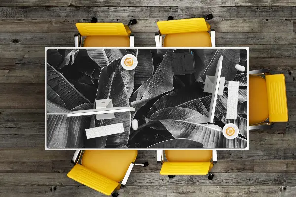 Sous main de bureau Grandes feuilles