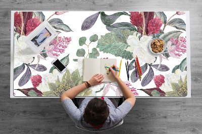 Tapis de bureau Fleurs colorées