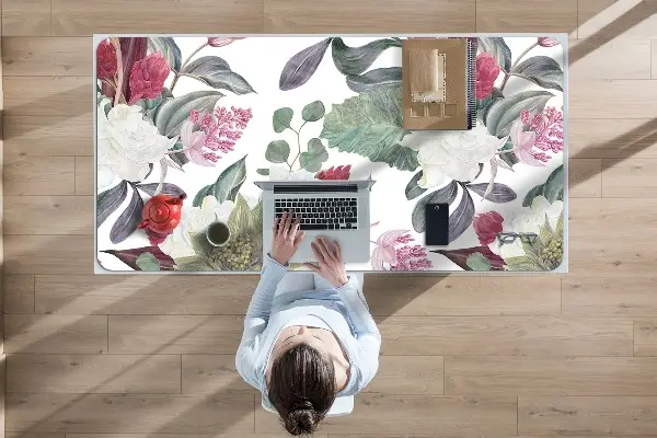 Tapis de bureau Fleurs colorées