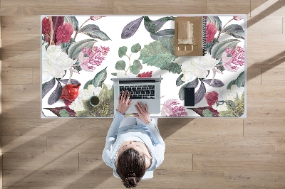 Tapis de bureau Fleurs colorées