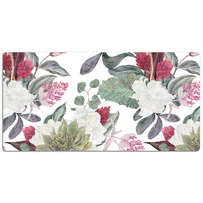 Tapis de bureau Fleurs colorées