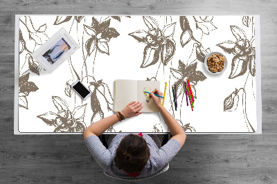 Tapis de bureau Dessin de fleurs