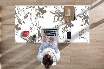 Tapis de bureau Dessin de fleurs