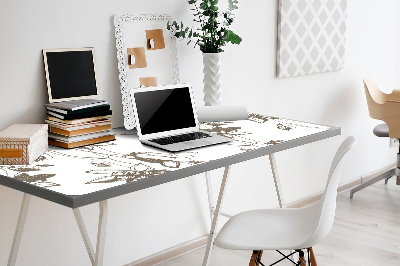 Tapis de bureau Dessin de fleurs