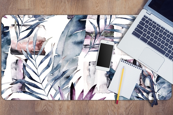Sous-main bureau Fleurs de marbre