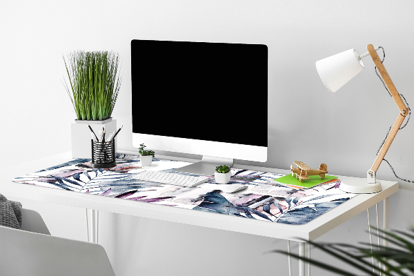 Sous-main bureau Fleurs de marbre