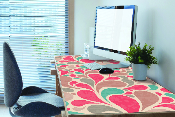 Sous-main bureau Larmes colorées