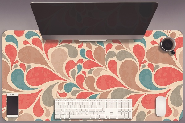 Sous-main bureau Larmes colorées