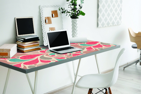 Sous-main bureau Larmes colorées