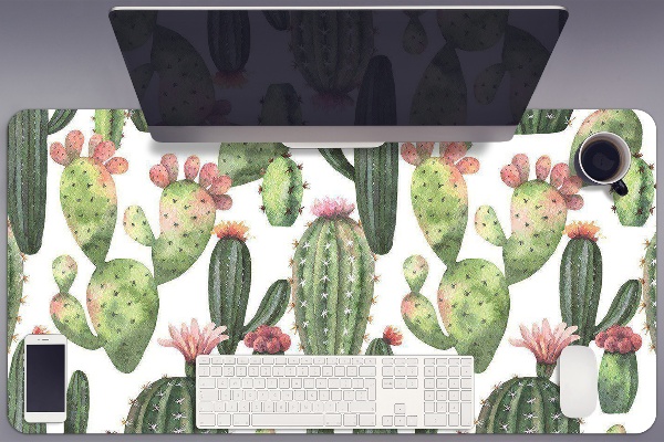 Protège bureau Cactus avec des pointes