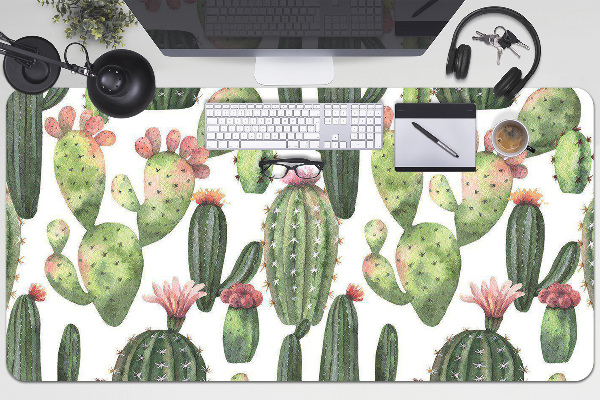 Protège bureau Cactus avec des pointes
