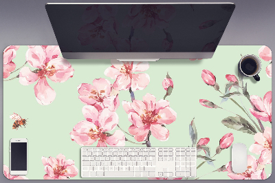 Tapis de bureau fleurs de cerisier