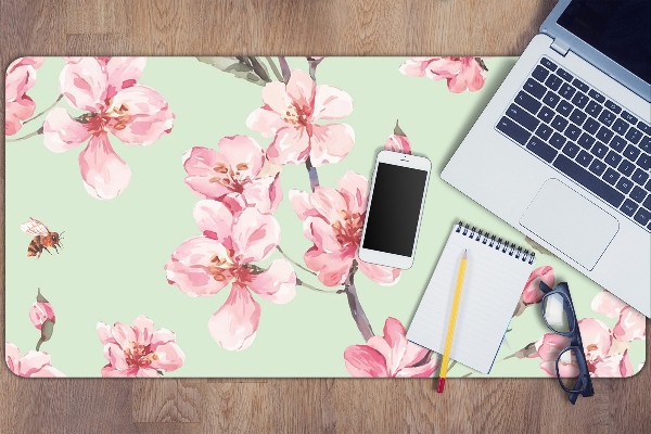 Tapis de bureau fleurs de cerisier