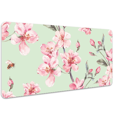 Tapis de bureau fleurs de cerisier