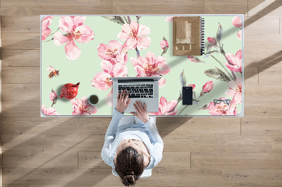 Tapis de bureau fleurs de cerisier