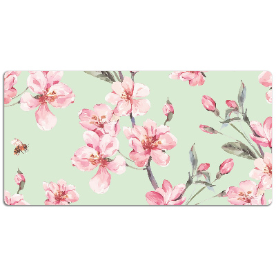 Tapis de bureau fleurs de cerisier