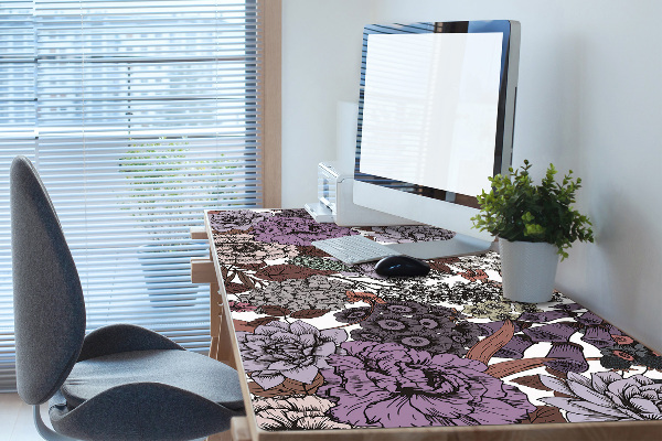 Sous-main bureau Un jardin de secrets