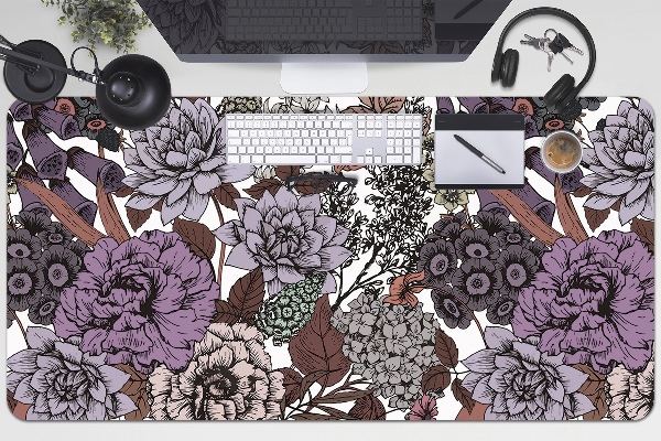Sous-main bureau Un jardin de secrets