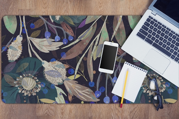 Tapis de bureau Modèle botanique