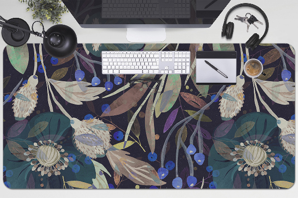 Tapis de bureau Modèle botanique