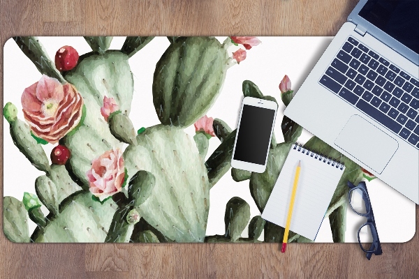 Sous main de bureau Cactus