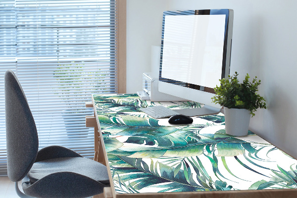 Sous-main bureau Feuilles de palmier