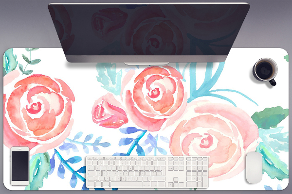 Tapis de bureau Fleurs lumineuses