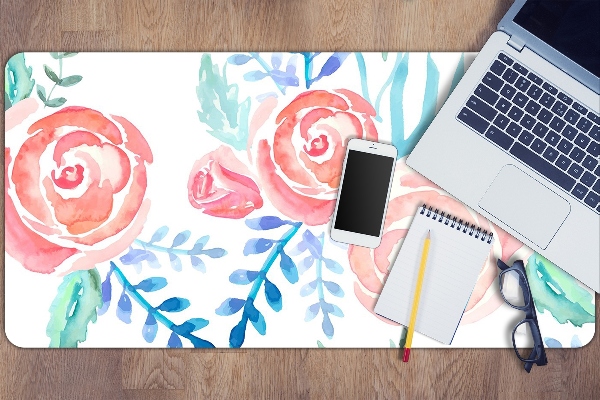 Tapis de bureau Fleurs lumineuses