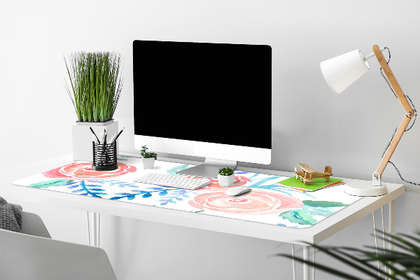 Tapis de bureau Fleurs lumineuses