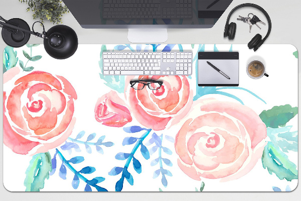 Tapis de bureau Fleurs lumineuses