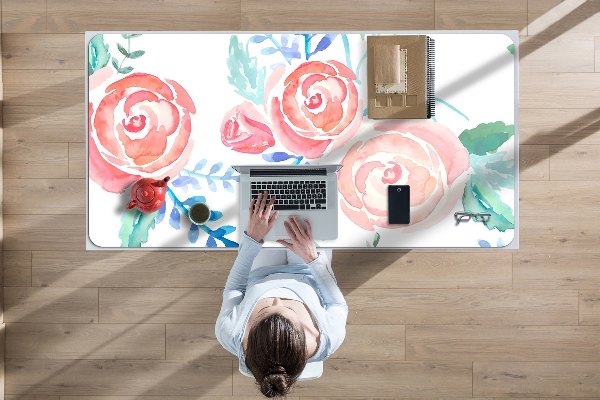 Tapis de bureau Fleurs lumineuses