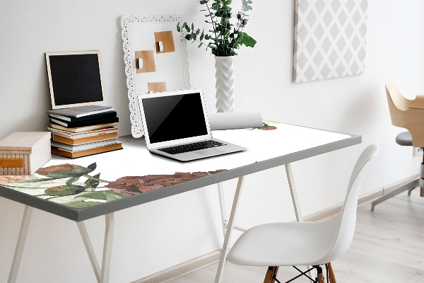 Tapis de bureau Pivoines vintage